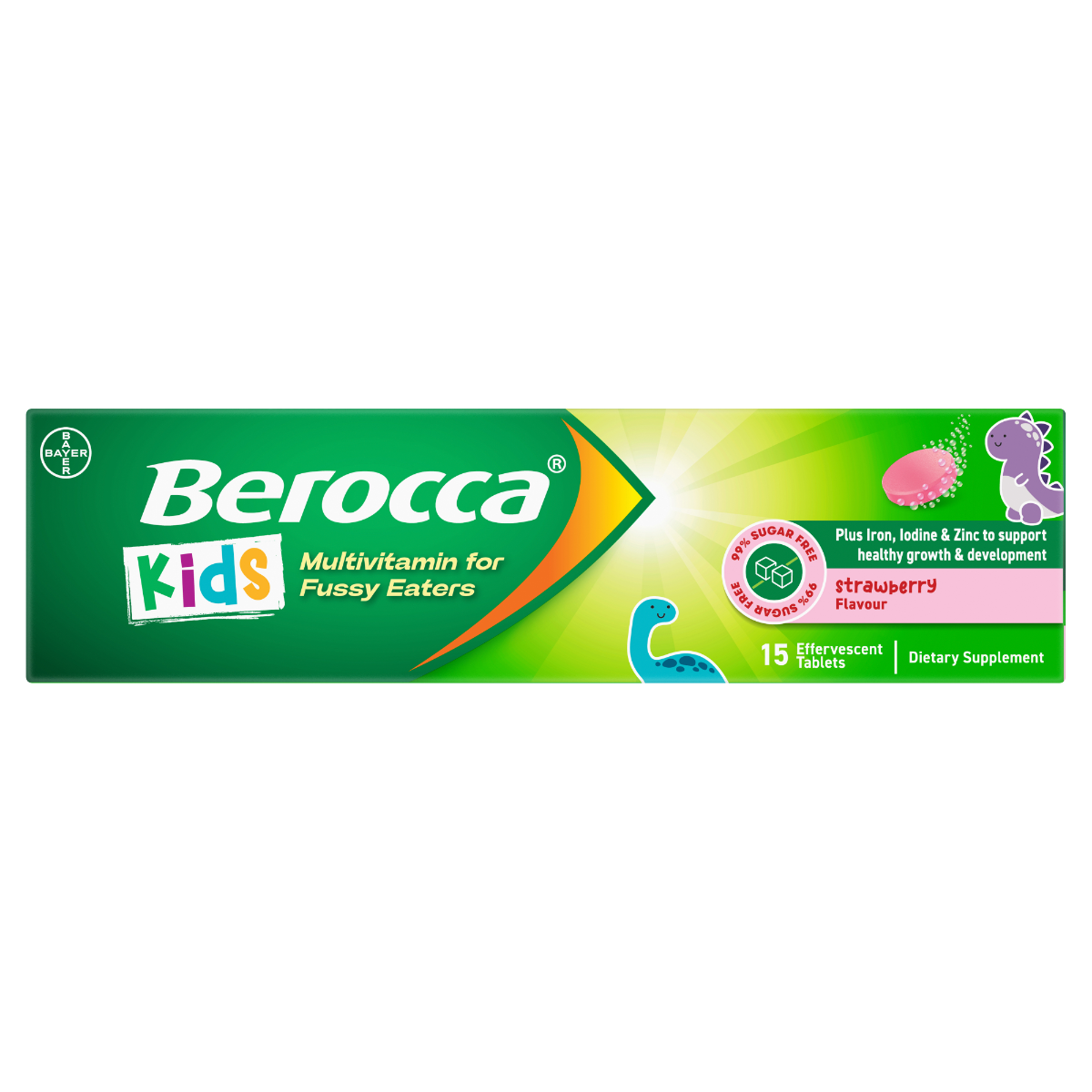 Berocca Kids Multivitamin for Fussy Eaters Effervescent Tablets