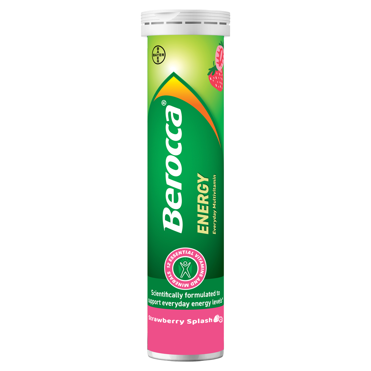 Berocca Energy Effervescent Strawberry Splash